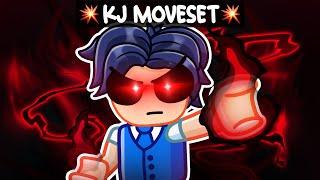 Trolling With The KJ MOVESET In Roblox STRONGEST BATTLEGROUNDS!