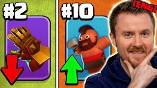 *UPDATED* EQUIPMENT RANKING from BEST to WORST (Clash of Clans)