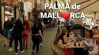 Feel the VIBE of PALMA de MALLORCA |  ONE of the MOST BEAUTIFUL cities of EUROPE | Spain 2024 4K