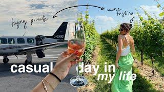 VLOG: taking a private plane to go wine tasting (what is my life!!?)