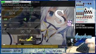 osu! | firebat92 | Ni-Sokkususu - Blade Dance [A r M i N's Extra] +HD,DT 99.78% FC #1 770pp