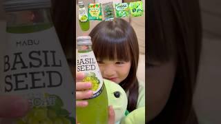 緑のお菓子縛り！チアシードって飲める？#モッパン