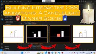 Expressive CSS Art: Creating Animated Illustrations | Candle fun Animation| Source code is Available