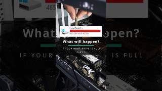 What will happen if your boot drive capacity is full? PART 3 #shorts