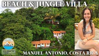 WHERE TO STAY in Manuel Antonio, Costa Rica (Jungle Villa, Monkeys, Sloths, & Private Beach Access!)