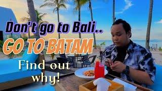 THE HIDDEN GEMS of BATAM | Infinity Beach Club + Santorini Café | Where to go in BATAM 2024 | PART 2