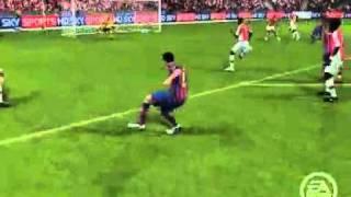 Xavi Outside the Box Goal Fifa 10