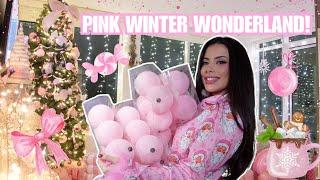 DECORATING FOR CHRISTMAS! The most extra pink girly decorations ever