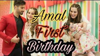 complete video of amal muneeb's first birthday || areeba studio ||AS