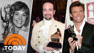 Which celebrities are one award away from an EGOT?