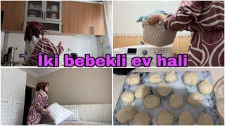 VLOG / İKİ BEBEKLİ EV HALİ / ÇAMAŞIR ,BULAŞIK ,GÜNÜK MENÜSÜ , GÜNLÜK RÜTİNLER / TEMİZLİK VLOG