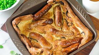 Toad in the hole with Onion gravy | Food to Cherish