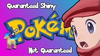 when that guaranteed shiny isn't guaranteed