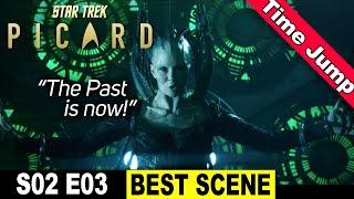 Star Trek Picard Season 2 Episode 3 BEST SCENE – Borg Queen Time Jump