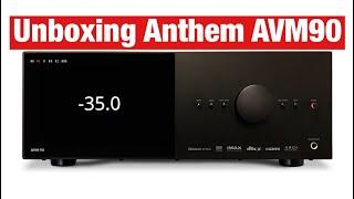 Anthem AVM90 Unboxing and a look at features. 15.4 channel processor