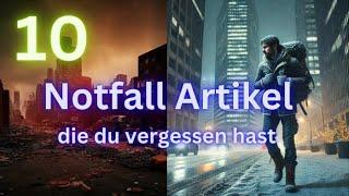 10 unkonventionelle Artikel für dein Notfall Survival Kit & deinen Fluchtrucksack! #prepping  #ww3