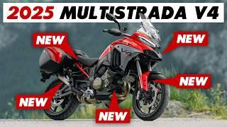 17 Key Updates For The 2025 Ducati Multistrada V4, V4S & Pikes Peak!