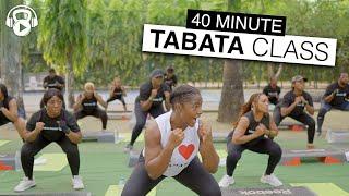 40 Minute | Tabata Workout Class (w/ Warm-Up + Cooldown)