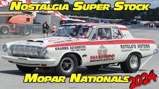 Nostalgia Super Stock Drag Racing Mopar Nationals 2024