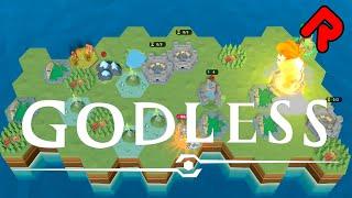 Use Godly Powers in Indirect Turn-Based Battles! | Godless gameplay preview