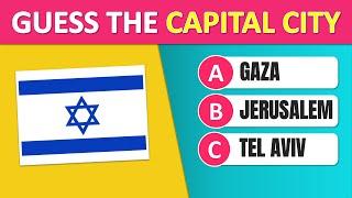 GUESS THE CAPITAL CITY OF THE COUNTRY | CAPITAL CITY QUIZ 2024