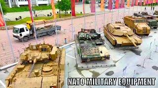 Exhibition of US and NATO weapons equipment captured by the Russian military on the battlefield.