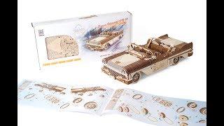 Ugears Dream Cabriolet VM-05 Mechanical Educational Model DIY Car Kit Assembly Video Part 1 of 4