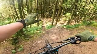 An average rider takes on Dyfi Off Piste Steeps - Dyfi Forest Snowdonia Mtb