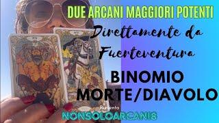 Abbinamento MORTE e DIAVOLO nei tarocchi RIDER WAITE…. 