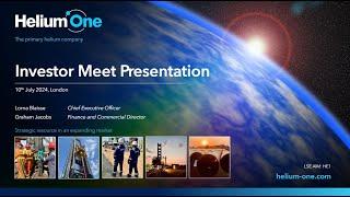 HELIUM ONE GLOBAL LTD - Investor Presentation