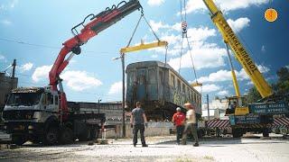 Historic arrivals at National Railway Museum in Piraeus, Greece