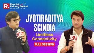 Jyotiraditya Scindia at Republic Plenary Summit 2025 | India's Flight To Limitless Connectivity