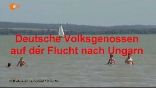 Volksgenossen auf der Flucht