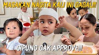 CIPUNG BELAJAR ADZAN KE MASJID!!! NAGITA SIAPIN MASAKAN BUAT CIPUNG PULANG NGAJI!! TAPI GAGAL??!!