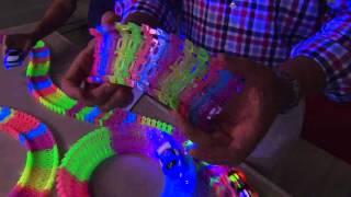 Twister Trax 12ft Glow in the Dark Set w/ 2 Light-Up Cars with Rick Domeier