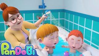 Bath Time Song | Bath Song | Baby Loves to Take a Bath + More Nursery Rhymes & Kids Songs - Pandobi