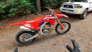 First Ride on 2024 Honda CRF250R