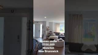 Single-family homes under $550,000 #Moncton New Brunswick Canada #realestate