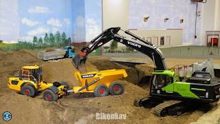 RC DIGGERS and DUMP TRUCKS at work!!! #constructionsite @ MTC OSNABRÜCK