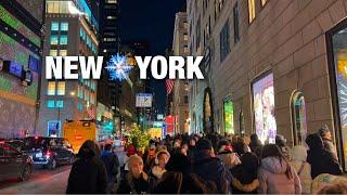 New York City LIVE Manhattan after Christmas Day 2024 (December 26, 2024)