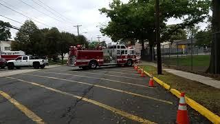 Fort Lee Fire Department Engine 4 Returning In Fort Lee, New Jersey