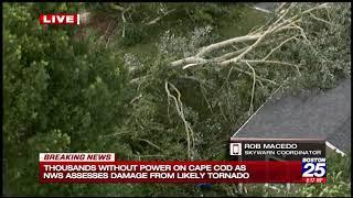 WFXT-TV Channel-25 NWS Boston/Norton SKYWARN Interview on Cape Cod Tornado Aftermath