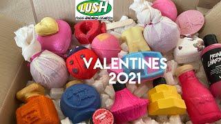 Lush Fresh Handmade Cosmetics Valentine’s 2021 Haul Unboxing - product descriptions.