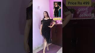 #meeshofinds partywear dress haul under Rs 500 for women *best birthday dresses #meesho #dress #haul