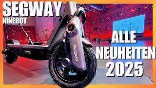 Segway Ninebot  ALLE NEUHEITEN 2025!  E3 Pro, F3 Pro, G3 Max, GT3 D, GT3 Pro