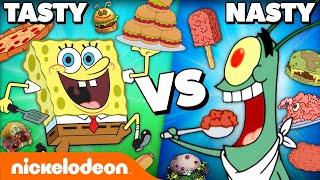 Krusty Krab vs. Chum Bucket: Whose Food Is Tastier?  | SpongeBob | Nickelodeon Cartoon Universe