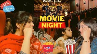 Movie Night with Family | carry on jatta 3 movie | Fizza’s Life