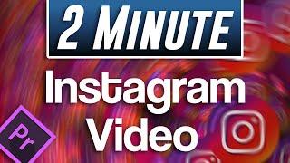 Instagram Video Size and Export Settings Tutorial | Adobe Premiere Pro 2021