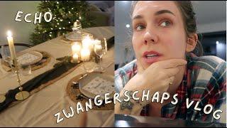 ONZEKER GEVOEL & KERST DINER / ZWANGERSCHAPS VLOG 3