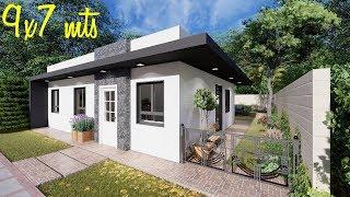 Casa de 9x7 metros con 3 dormitorios